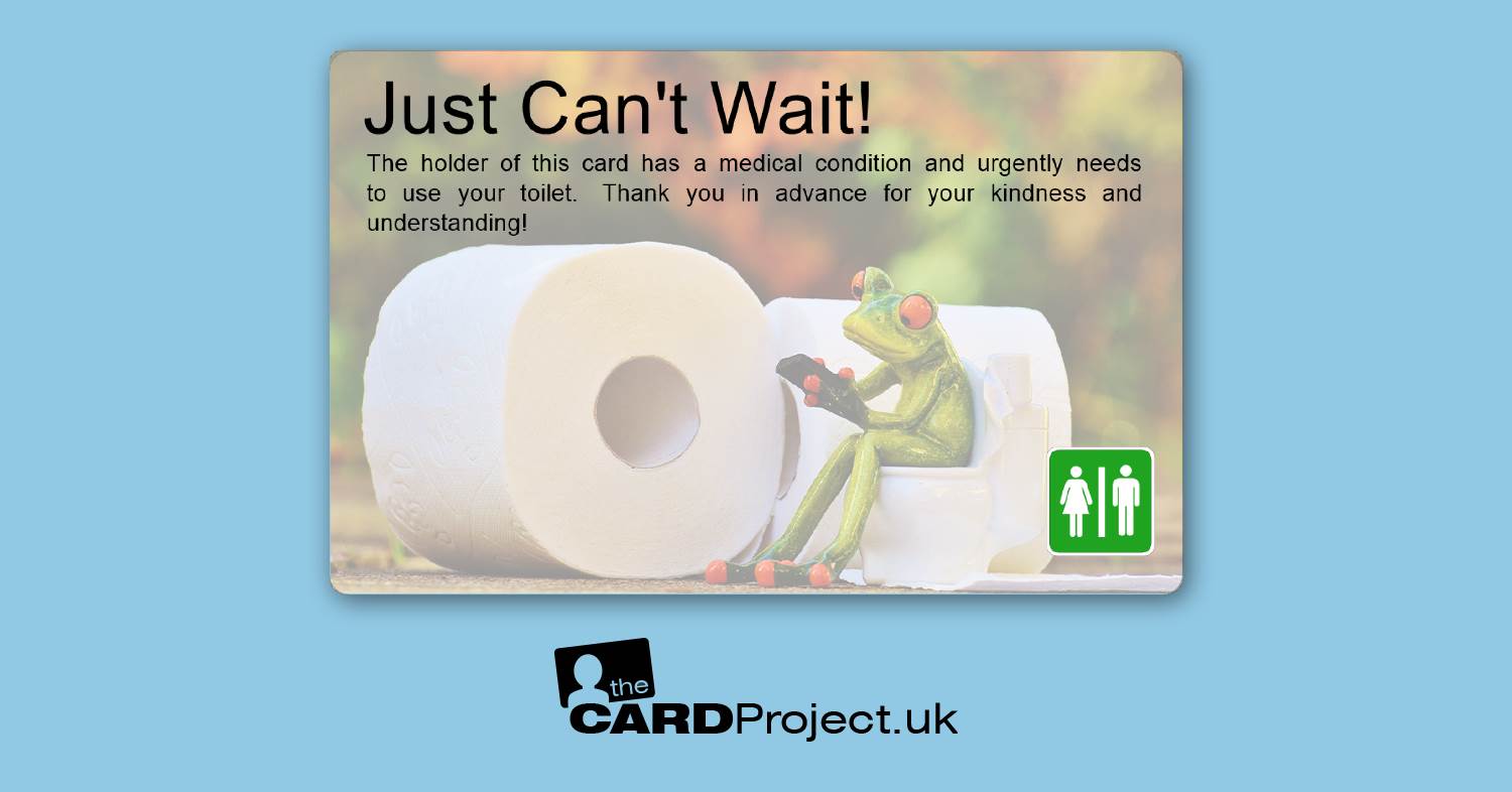 Just Can't Wait, Emergency Toilet Access Card, Design 3